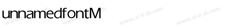 unnamedfont Medium字体转换